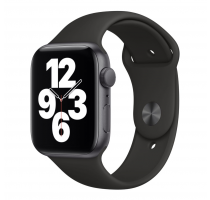 product image: Apple Watch SE Aluminiumgehäuse space grau 40mm mit Sportarmband schwarz (GPS + Cellular)